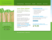 Tablet Screenshot of cultivatedcoaching.com